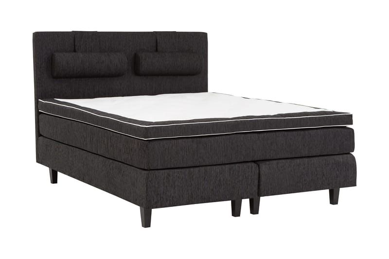 Jenkkisänky Longford 180x200 Kova Polyeetterivaahto - Musta - Huonekalut - Sänky - Parisänky