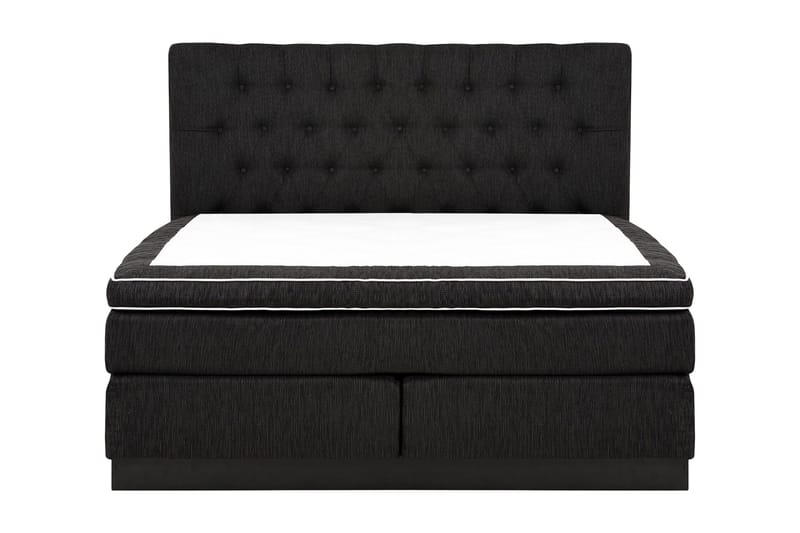 Jenkkisänky Longford 180x200 Kova Polyeetterivaahto, Musta