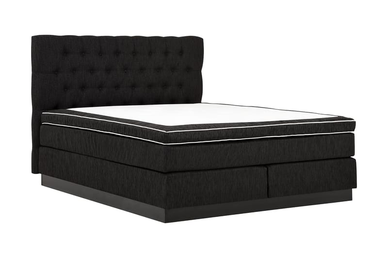 Jenkkisänky Longford 180x200 Kova Polyeetterivaahto - Musta - Huonekalut - Sänky - Parisänky