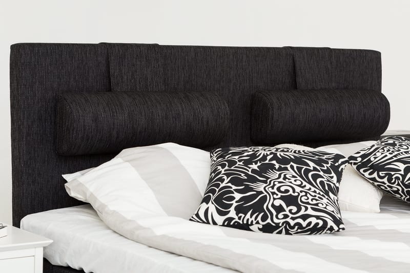 Jenkkisänky Longford 180x200 Kova Polyeetterivaahto - Musta - Huonekalut - Sänky - Parisänky