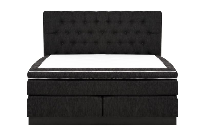 Jenkkisänky Longford 180x200 Kova Polyeetterivaahto - Musta - Huonekalut - Sänky - Jenkkisängyt