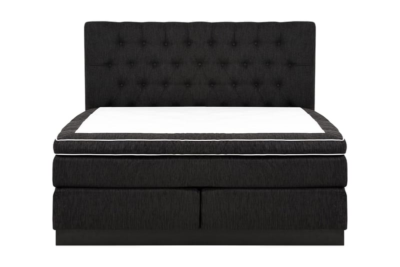 Jenkkisänky Longford 180x200 Kova Polyeetterivaahto - Musta - Huonekalut - Sänky - Jenkkisängyt