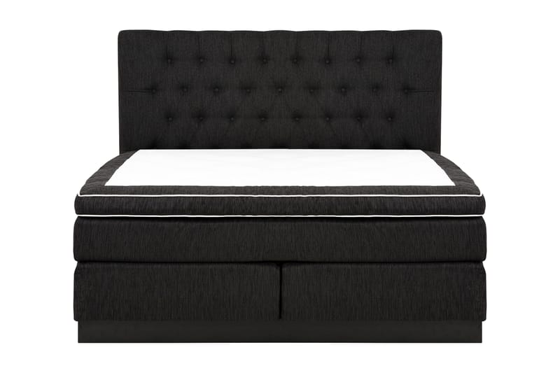 Jenkkisänky Longford 180x200 Kova Polyeetterivaahto - Musta - Huonekalut - Sänky - Parisänky