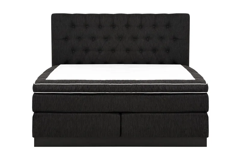 Jenkkisänky Longford 180x200 Kova Polyeetterivaahto, Musta