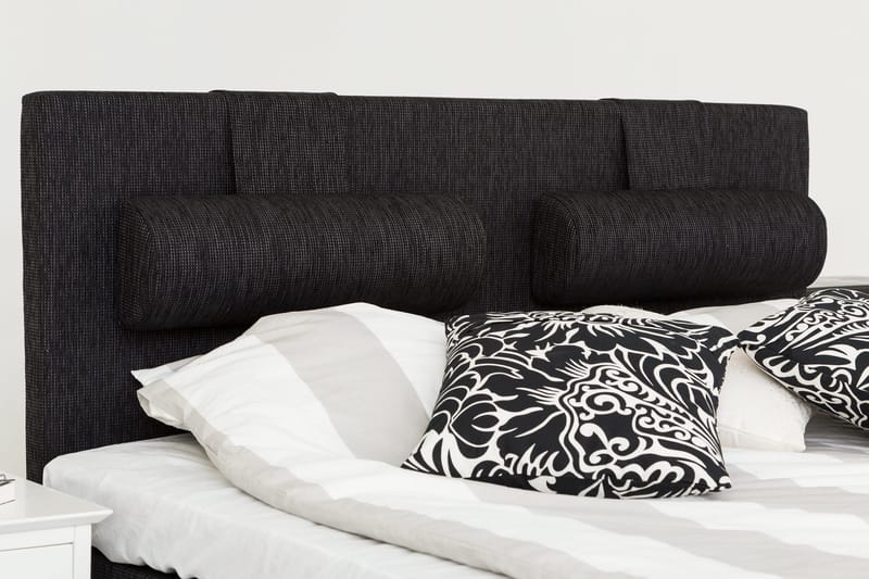 Jenkkisänky Longford 180x200 Kova Polyeetterivaahto - Musta - Huonekalut - Sänky - Parisänky