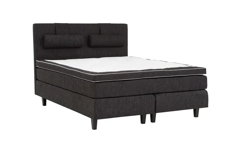 Jenkkisänky Longford 180x200 Kova Polyeetterivaahto - Musta - Huonekalut - Sänky - Parisänky