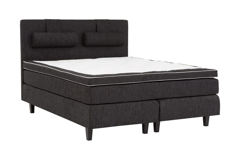 Jenkkisänky Longford 180x200 Kova Polyeetterivaahto - Musta - Huonekalut - Sänky - Parisänky