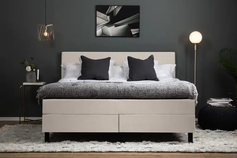 Jenkkisänky Lucky 150x200 Beige - Huonekalut - Sänky - Parisänky