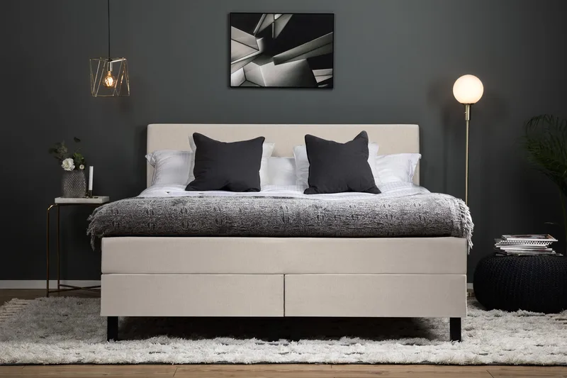 Jenkkisänky Lucky 150x200 Beige - Huonekalut - Sänky - Parisänky