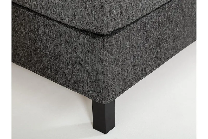 Jenkkisänky Lucky 150x200 Vaahto - Musta/Harmaa - Huonekalut - Sänky - Parisänky