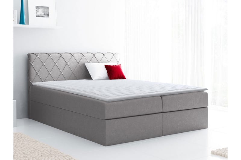 Jenkkisänky Nerland 140x200 cm - Harmaa - Huonekalut - Sänky - Parisänky