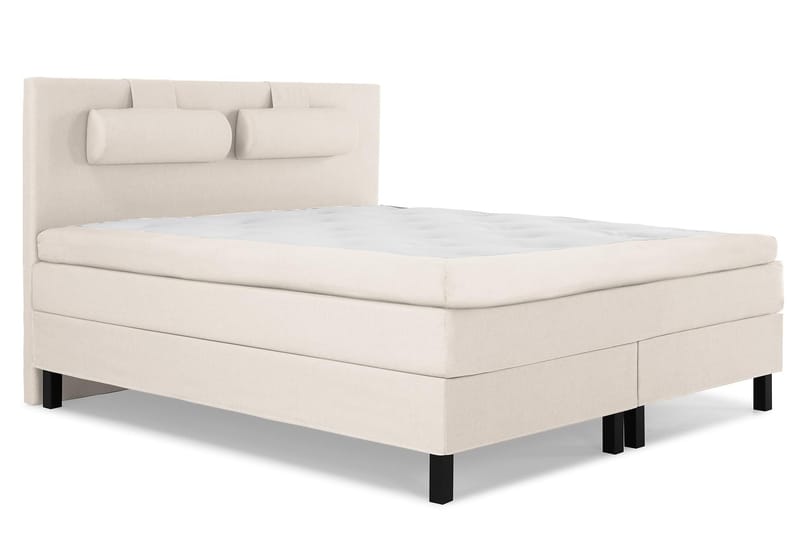 Jenkkisänky Olivia 150x200 Polyeetteri - Beige - Huonekalut - Sänky - Jenkkisängyt