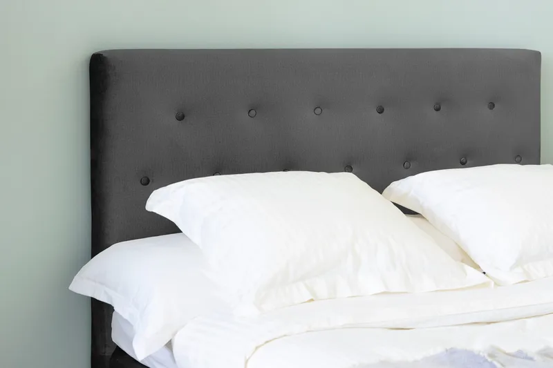 Jenkkisänky Rebeca 140x200 - Tummanharmaa - Huonekalut - Sänky - Parisänky