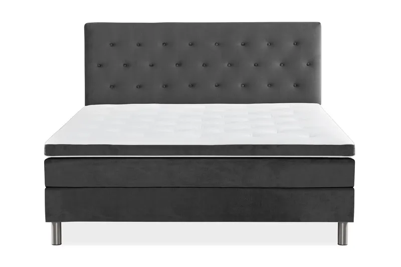 Jenkkisänky Rebeca 180x200, Tummanharmaa