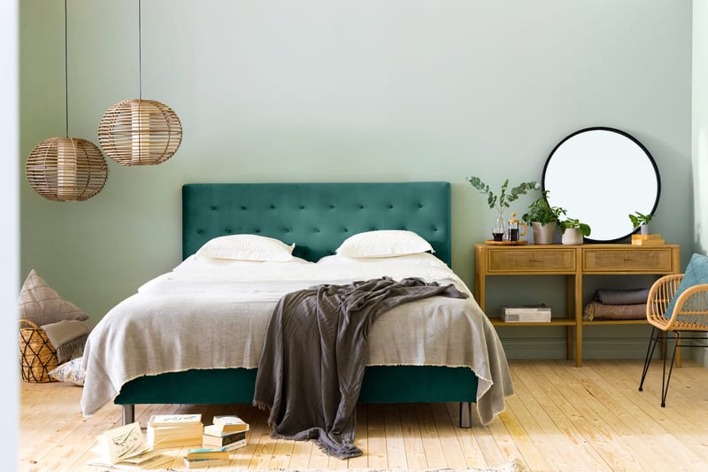 Jenkkisänky Rebeca 180x200 - Vihreä - Huonekalut - Sänky - Parisänky