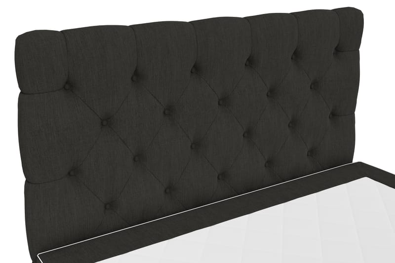 Jenkkisänky Romance Lyx 140x200 - Musta - Huonekalut - Sänky - Jenkkisängyt