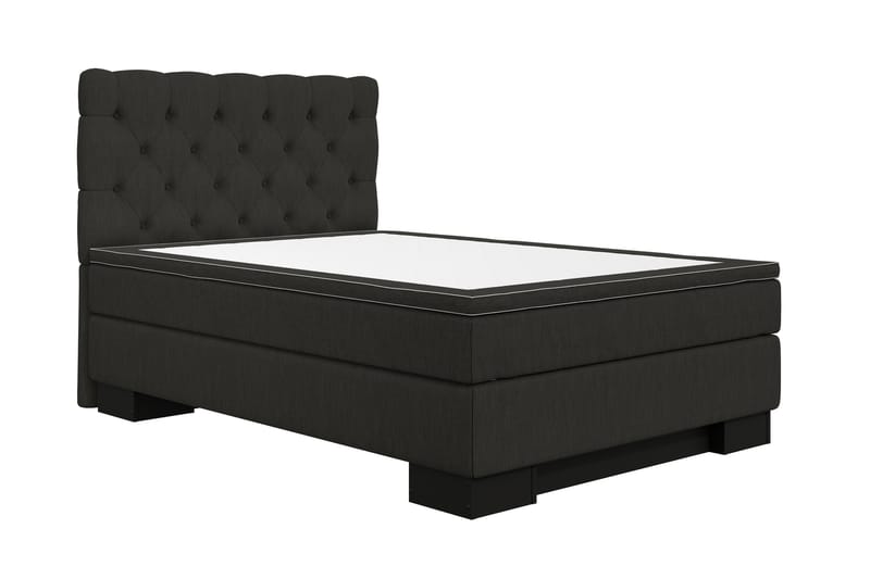 Jenkkisänky Romance Lyx 140x210 - Musta - Huonekalut - Sänky - Jenkkisängyt