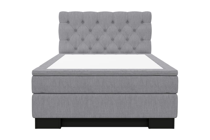 Jenkkisänky Romance Lyx 140x210 - Vaaleanharmaa - Huonekalut - Sänky - Jenkkisängyt