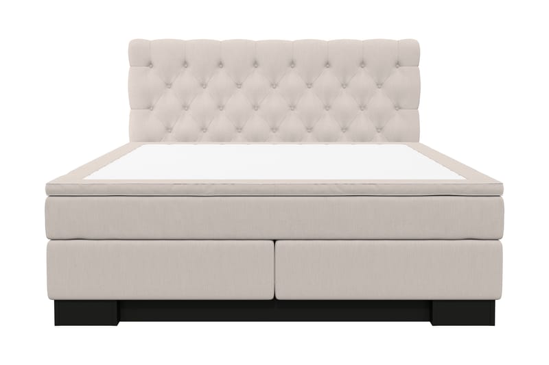 Jenkkisänky Romance Lyx 160x210 - Beige - Huonekalut - Sänky - Jenkkisängyt