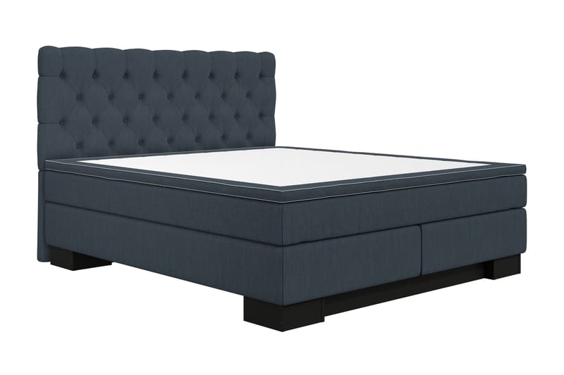 Jenkkisänky Romance Lyx 160x210 - Tummansininen - Huonekalut - Sänky - Jenkkisängyt