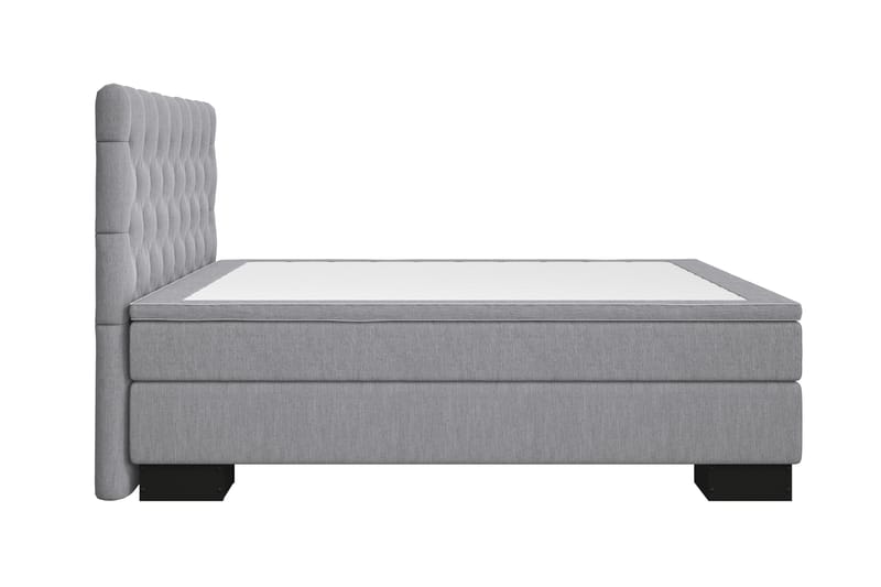 Jenkkisänky Romance Lyx 160x210 - Vaaleanharmaa - Huonekalut - Sänky - Jenkkisängyt