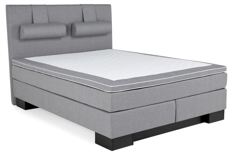 Jenkkisänky Romance Lyx 160x210 - Vaaleanharmaa - Huonekalut - Sänky - Jenkkisängyt