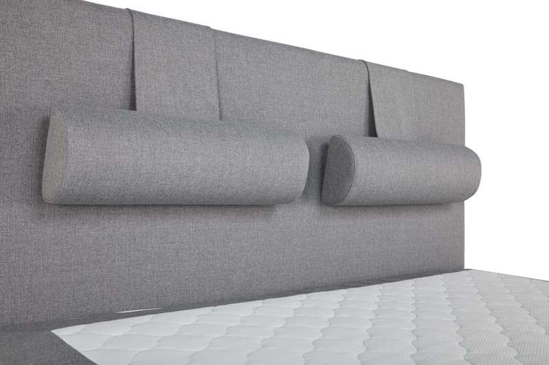 Jenkkisänky Romance Lyx 160x210 - Vaaleanharmaa - Huonekalut - Sänky - Jenkkisängyt