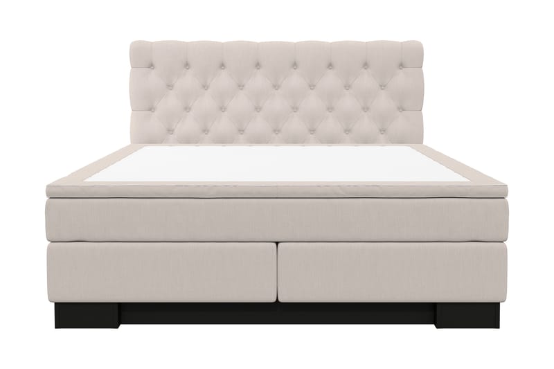 Jenkkisänky Romance Lyx 210x210 - Beige - Huonekalut - Sänky - Jenkkisängyt