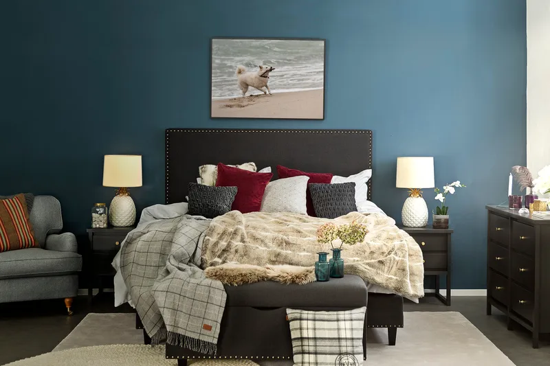 Jenkkisänky Roosalie 160x200 - Musta - Huonekalut - Sänky - Parisänky