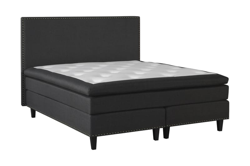 Jenkkisänky Roosalie 180x200 Pääty - Musta - Huonekalut - Sänky - Jenkkisängyt
