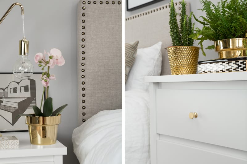 Jenkkisänky Rosalie Beige - 140 - Huonekalut - Sänky - Jenkkisängyt