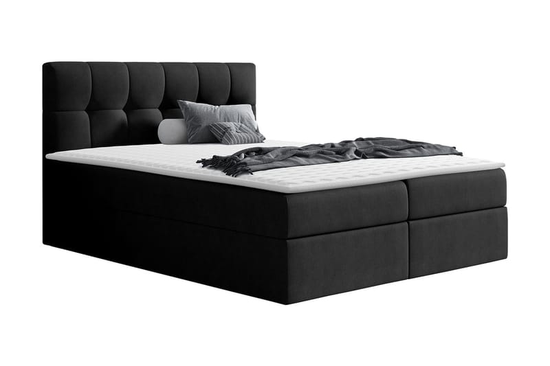 Jenkkisänky Sandom 140x200 cm, Musta