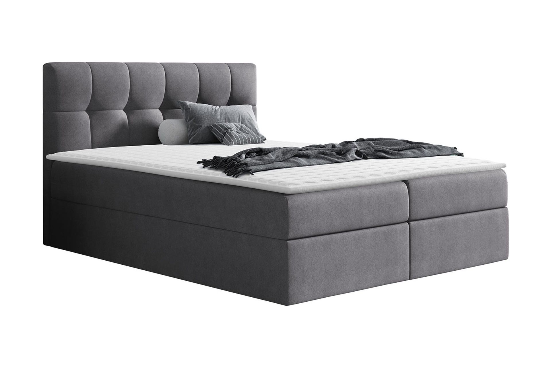 Jenkkisänky Sandom 160x200 cm Harmaa - Huonekalut | Kodin1.com