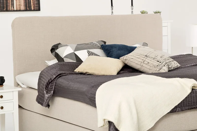 Jenkkisänky Sovereign 180x200 - Beige - Huonekalut - Sänky - Parisänky