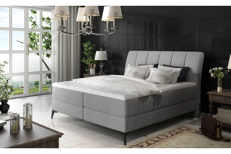 Runkosänky Darnelle 160x200 cm, Harmaa