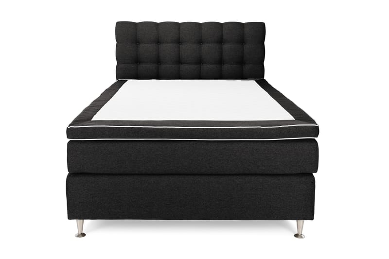 Sänkypaketti Boxford 140x200 Jenkkisänky - Tummanharmaa - Huonekalut - Sänky - Jenkkisängyt