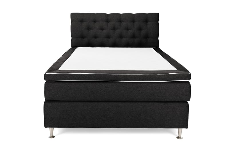Sänkypaketti Boxford 140x200 Jenkkisänky - Tummanharmaa - Huonekalut - Sänky - Jenkkisängyt
