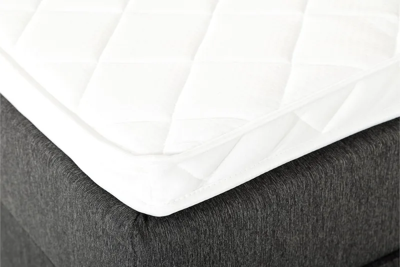 Sänkypaketti Lucky 150x200 Vaahto Sileä Sängynpääty - Niskatyyny Suuri Musta/Harmaa - Huonekalut - Sänky - Jenkkisängyt