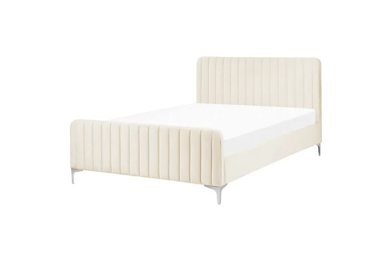 Parisänky Lunan sälepohjalla, beige-hopea, 140x200 cm, Beige-hopea, 140x200 cm