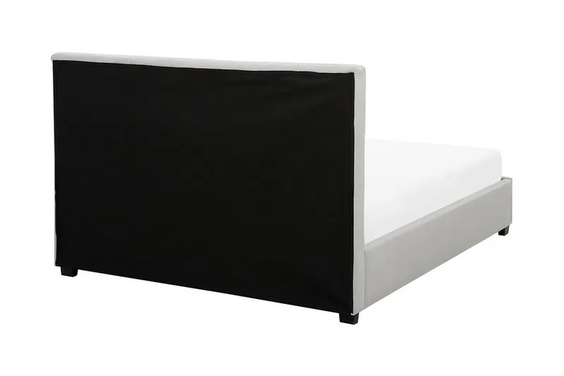 Parisänky Mooneyrow säilytyksellä 140x200 - Harmaa - Huonekalut - Sänky - Sänkykehikot & sängynrungot