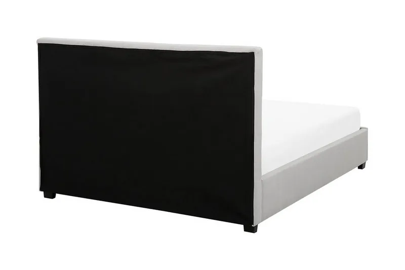 Parisänky Mooneyrow säilytyksellä 140x200 - Harmaa - Huonekalut - Sänky - Sänkykehikot & sängynrungot