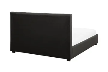 Parisänky Mooneyrow säilytyksellä 160x200 - Harmaa - Huonekalut - Sänky - Sänkykehikot & sängynrungot