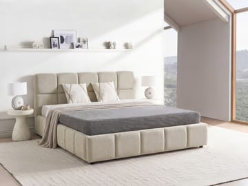 Parisänky Noyon 180x200 cm - Taupe - Huonekalut - Sänky - Sänkykehikot & sängynrungot