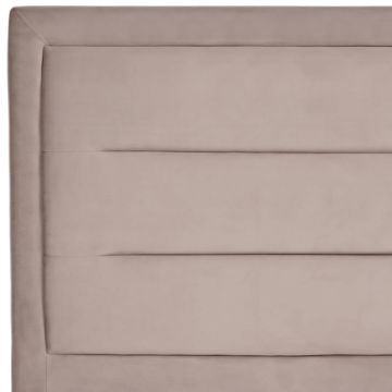 Parisänky sälepohjalla Rouen 140x200 cm - Taupe - Huonekalut - Sänky - Sänkykehikot & sängynrungot