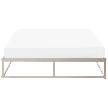 Parisänky Viry 140x200 - Vaalea beige - Huonekalut - Sänky - Sänkykehikot & sängynrungot