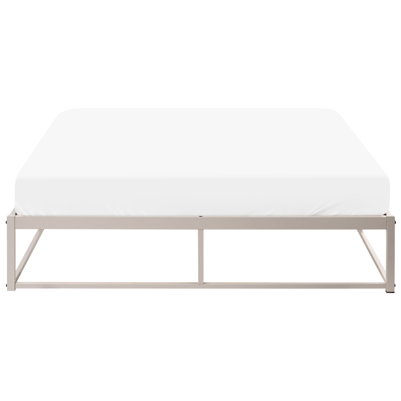 Parisänky Viry 140x200 - Vaalea beige - Huonekalut - Sänky - Sänkykehikot & sängynrungot