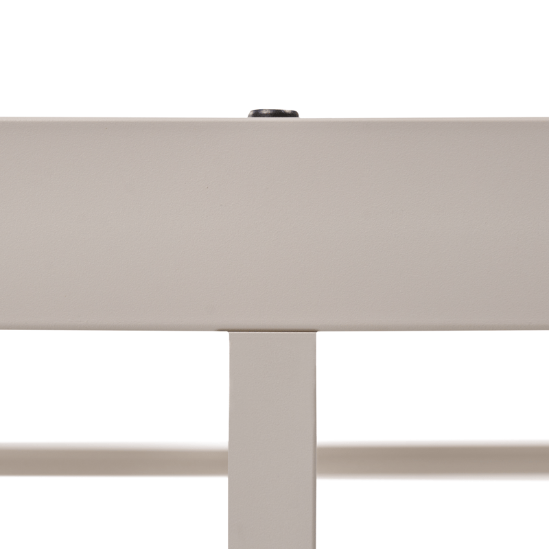 Parisänky Viry 140x200 - Vaalea beige - Huonekalut - Sänky - Sänkykehikot & sängynrungot