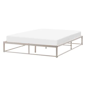 Parisänky Viry 140x200 - Vaalea beige - Huonekalut - Sänky - Sänkykehikot & sängynrungot