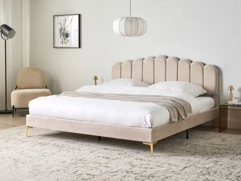 Parivuode Sauvian 180x200 cm - Beige - Huonekalut - Sänky - Sänkykehikot & sängynrungot