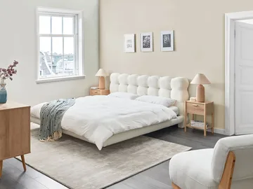 Parivuode Soulisse 180x200 cm - Off-White - Huonekalut - Sänky - Sänkykehikot & sängynrungot